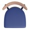 Flash Furniture Blue Vinyl Dining Chairs - Natural Wood Backs, 2PK 2-XU-DG6V5BLV-NAT-GG - alternate 9